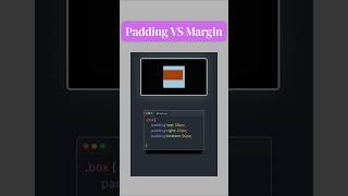 padding vs margin latest trending css properties #trending #100k #1cr #viral #viralvideo #shorts