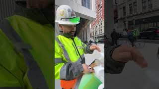 What does a construction worker get for lunch? 🦺