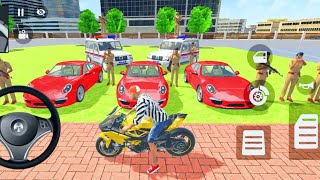 🎮Franklin order by 3️⃣ super car Porsche in Indian 🇮🇳 bike Thief Auto 💥 simulator🎮