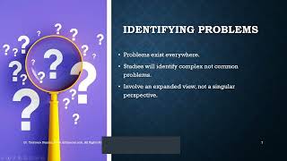 The Dissertation Journey - Module 13 - Writing the Background of the Problem and Problem Statement