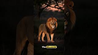 Lion vs jungle #aianimals #facts #animals #ai #wildlife #artificialintelligence #nature #naruto
