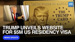 Trump Unveils Website Offering $5M ‘Gold Card’ Pathway To US Residency | Dawn News English