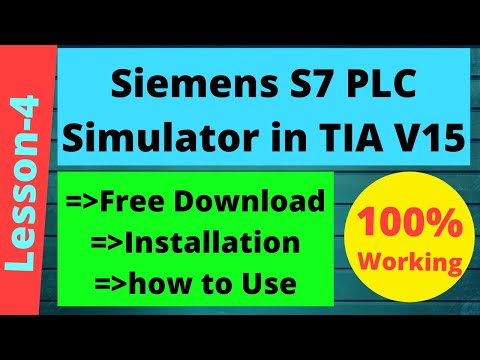 S7 PLC V15 Simulator Download, Install and Use Explained | English