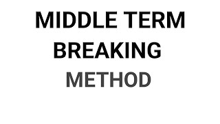 MIDDLE TERM BREAKING METHOD | MIDDLE TERM SPLITTING METHOD@PreMath #factorizationofpolynomials