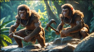 Life 6.8 Million Years Ago | The First Hunters | prehistoric life and early human evolution.