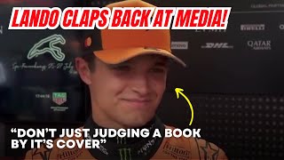 Lando Norris CLAPS BACK at Media Criticsm After Stunning Belgian GP Qualifying!