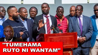 KIMEUMANA! ODM Party officially ditches Ruto, declares him as wantam. Edwin Sifuna confirms!