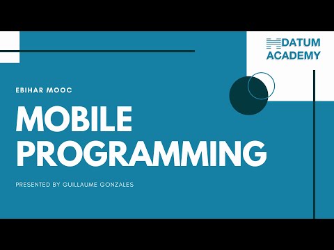 MOBILE PROGRAMMING || DATUM ACADEMY