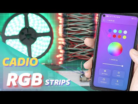 Adding RGB strips in CADIO to control color and brightness (ESP8266 - ESP32) | CADIO Home Automation