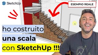 Studying design variants in SketchUp: a real-world case study of staircase construction