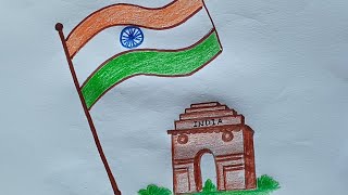 Pride of India | Easy Drawing National Flag | Step By Step Learning