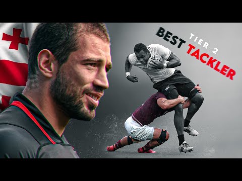The BEST Tackler in Tier 2 Rugby!? | Merab Sharikadze's UNREAL Defence