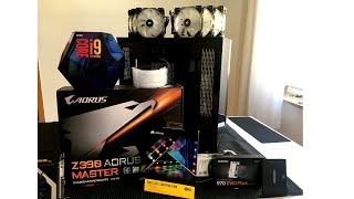 My High End GAMING PC i9 9900k Gigabyte z390 Ultra Build and Time Lapse