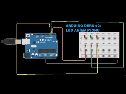Arduino Ders 2: Led Animasyonu(Yürüyen Ledler)