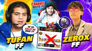 ZEROX FF 👽 Vs TUFAN FF🔥  Best Player OF NG 👽  1 VS 1 महा मुकाबला Do Die 💀 -Free Fire Max