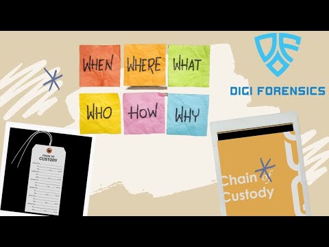 Chain of Custody      #cybercrimes    #digitalforensics   #crimereport