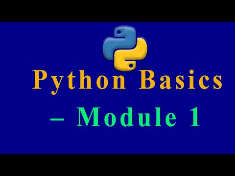 Module 1: Python Basics – Learn Python Programming Step by Step