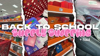 BACK TO SCHOOL SUPPLY SHOPPING + HAUL