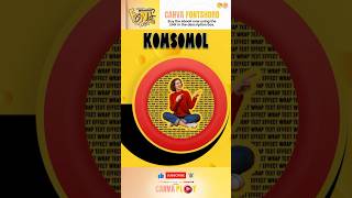 CANVAPLAY | FEATURED FONT: KOMSOMOL (Canva Fontshord Ebook) #canvadesign #font #fontdesign