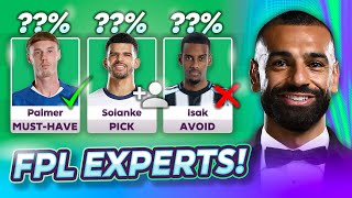 FPL Experts SHORTLIST | 100 Experts Data! | FANTASY PREMIER LEAGUE 2025/26