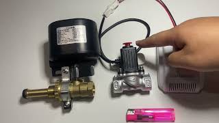 Gas sensor working with solenoid valve,dn10/dn15/dn20.