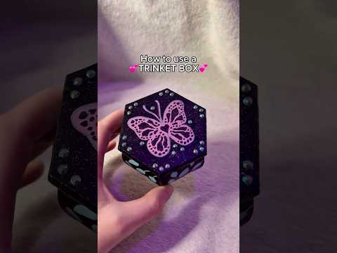 TRINKET BOX💕 #trinkets #artandcraft #jewellerybox