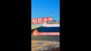 09月01日~股哲的小台指期當沖復盤練習~~獲利5400!!!