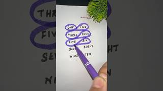 Number Magic 🪄 #numbers #writing #shorts #youtubeshorts #satisfying #art