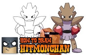 How to Draw Pokemon | Hitmonchan | Step by Step