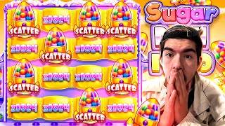 INSANE *RARE* 7 SCATTER SUGAR RUSH 1000 BONUS! (MAX SPINS)
