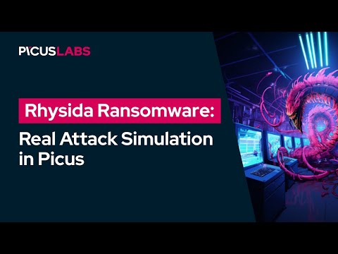 Test Your Security Against Rhysida Ransomware | Real Attack Simulation in Picus