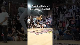 Imagine losing to someone who used a fortnite emote on you #flips #breakdance #bboy