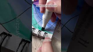 Full video on my channel! #relaxingart #tangleart #doodleart #zentangleart #neurographicart