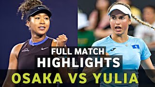 Naomi Osaka vs Yulia Putintseva Classic Battle Match Tennis Highlights - Before Washington Dc 2025