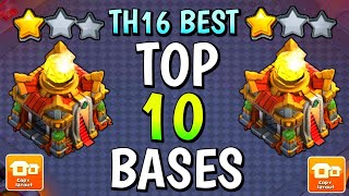 AFTER UPDATE! TOP 10 New TH16 Bases + Link 2024 🤯 | BEST TH16 WAR/LEGEND/CWL BASE LINK - COC 🤩