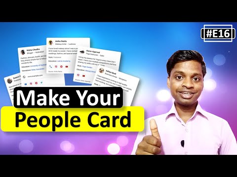 #E16 Blog News-How To Make People Card [Under 1 Minute]😎🤞