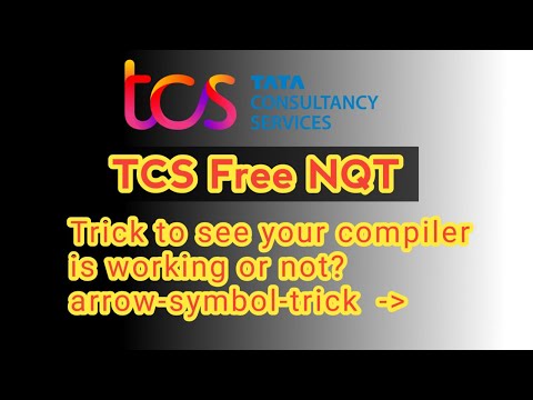 TCS free nqt- how to see your output, trick to see your output.