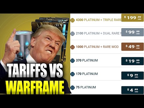 Will American Tariffs Affect Warframe Platinum Pricing?