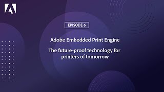 Native PDF processing with Adobe Embedded Print Engine