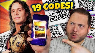 Biggest QR CODE Drop EVER in WWE SuperCard!! 19 New Codes, the Rewards are CRAZY!