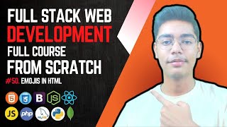 HTML Emojis | Full Stack Web Development Full Course From Scratch