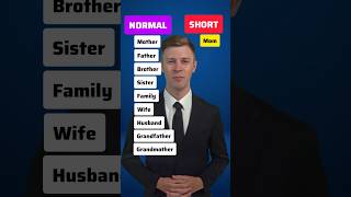 Short Words for Family Members