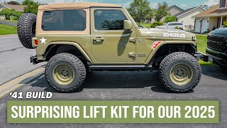 Fitting an Xtreme Recon Lift on our 2025 Jeep Wrangler Sport 