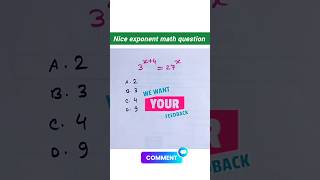 Can you solve this nice exponent math question #shorts #maths #exponents #radicalexpression #algebra