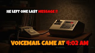 Voicemail from a Missing Person... Is This a Clue?