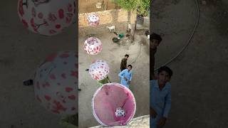 Waterfall Ball Challenge! 🏀🪣 #Shortsvideo #shortfeeds #shortviral #ytshorts
