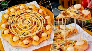 Crown Crust Pizza Recipe A Super Cheezious Pizza by SooperChef 🍕🔥