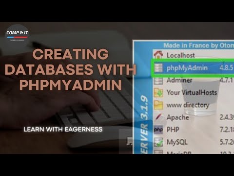 CREATE A DATABASE USING PHPMYADMIN