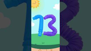 DIY Numbers 1 to 20 With pipes| Preschool Toddler Learning Video #shorts #diy