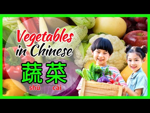 Vegetable in Mandarin Chinese | 中文蔬菜名称 | 汉语蔬菜 | Vegetables and Colors in Chinese | 中文颜色和蔬菜名字
